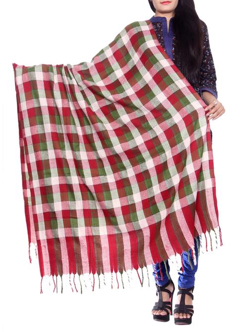 multi wool shawl - 14486406 - Very Small Image - 1