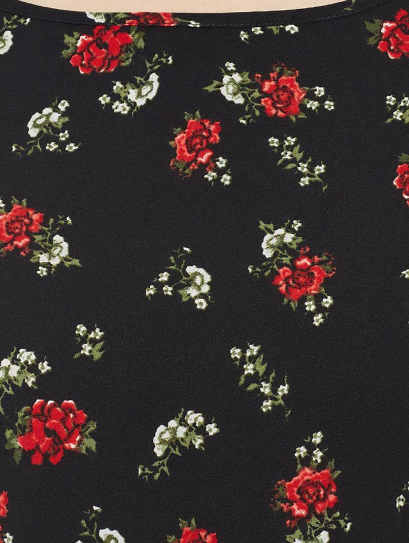 floral boat neck top - 14486478 - Zoom Image - 4