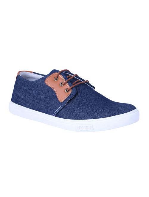 blue Denim lace up sneaker - 14486532 - Standard Image - 1