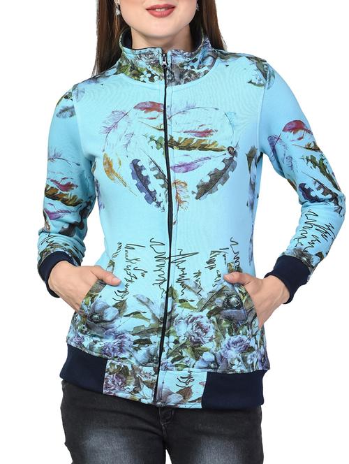 light blue fleece sweatshirt - 14486550 - Very Small Image - 1