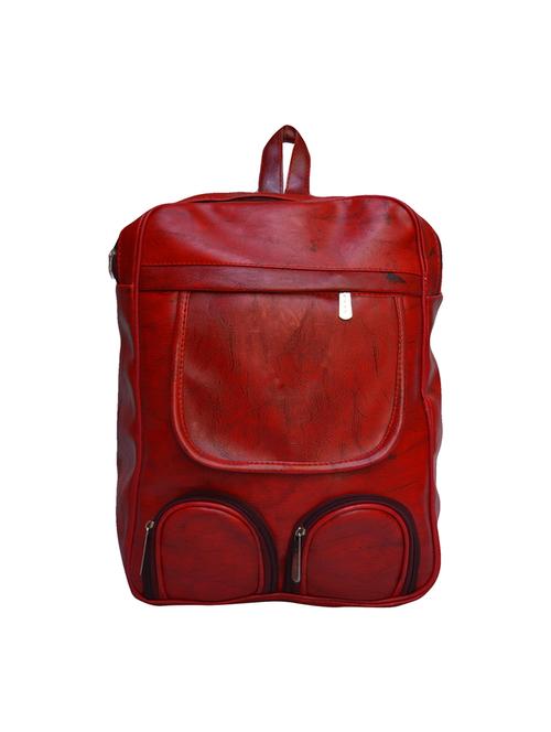 maroon cotton backpack - 14486850 - Very Small Image - 1