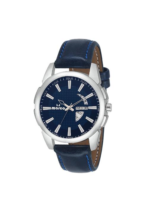 MARCO Blue Dial Blue Strap Day N Date Men's Watch - 14486924 - Very Small Image - 1