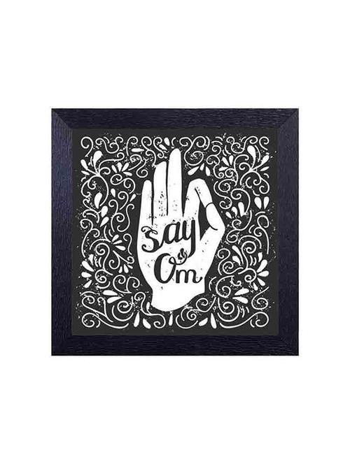 Say Om Framed Poster - 14487210 - Very Small Image - 1