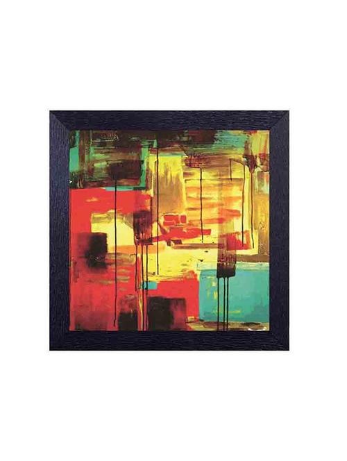 Abstract brush strokes Framed Poster - 14487244 - Very Small Image - 1