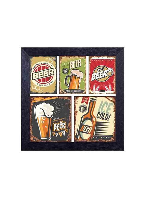 Cold beer,iced beer,beer fun Framed Poster - 14487259 - Very Small Image - 1