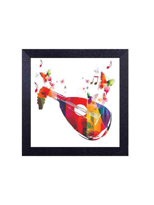Guitar with butterflies Framed Poster - 14487275 - Very Small Image - 1