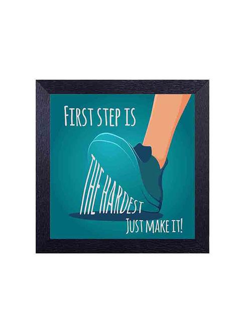 First step is the hardest just make it Framed Poster - 14487293 - Very Small Image - 1
