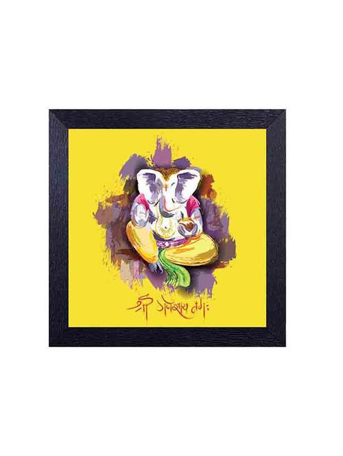 Shri ganeshay namah Framed Poster - 14487300 - Very Small Image - 1
