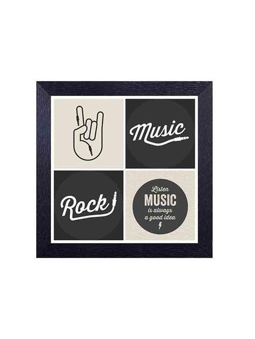 Listening music is always a good idea Framed Poster - 14487351 - Very Small Image - 1