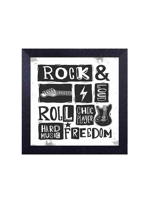 Lets rock & roll Framed Poster - 14487385 - Very Small Image - 1