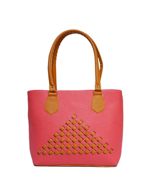 pink cotton handbag - 14487452 - Very Small Image - 1