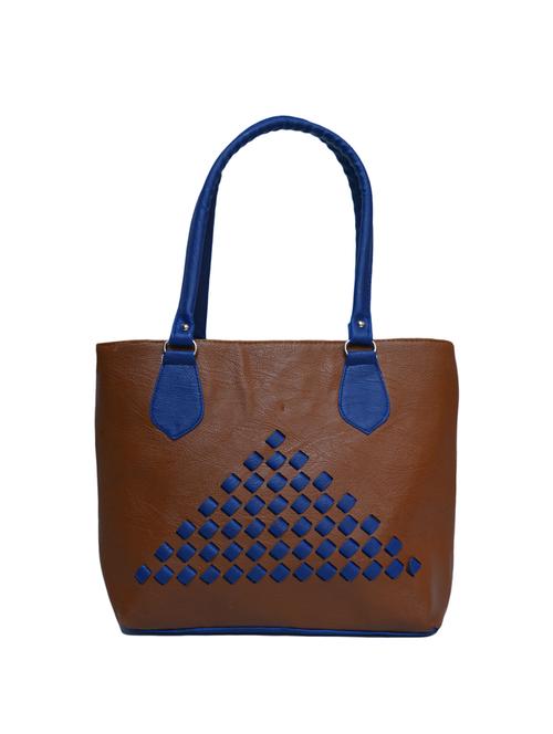 brown cotton handbag - 14487453 - Very Small Image - 1