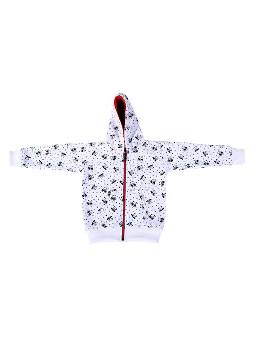 white fleece sweatshirt - 14488038 - Very Small Image - 1