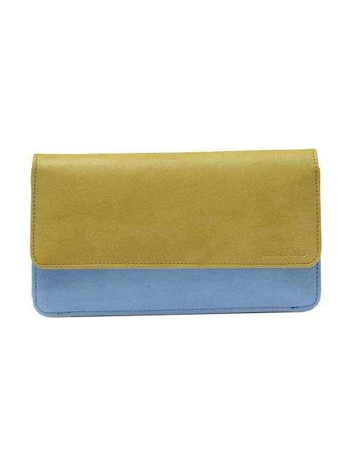 yellow leatherette regular clutch - 14488053 - Very Small Image - 1