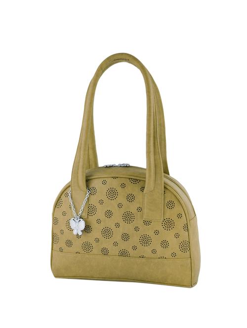 beige leatherette regular handbag - 14488124 - Very Small Image - 1