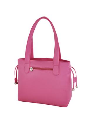 pink leatherette regular handbag - 14488141 - Standard Image - 2