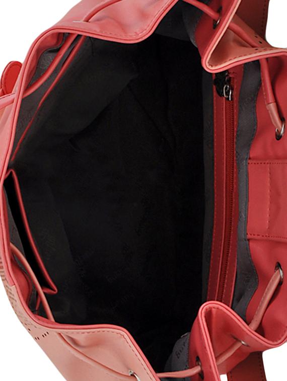 pink leatherette regular handbag - 14488144 - Zoom Image - 3