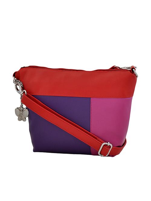 multi colored leatherette regular sling bag - 14488177 - Very Small Image - 1
