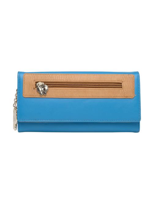 blue leatherette wallet - 14488203 - Very Small Image - 1