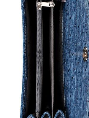 blue leatherette wallet - 14488239 - Standard Image - 3