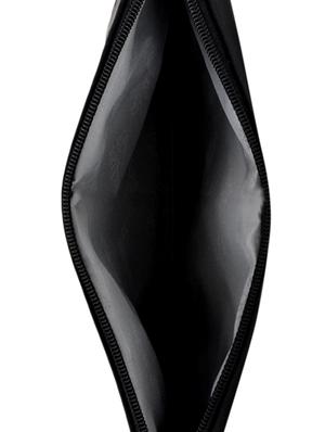 black leatherette clutch - 14488258 - Standard Image - 3