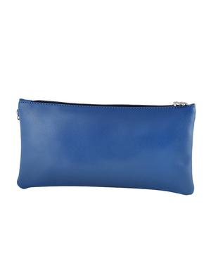 blue leatherette clutch - 14488259 - Standard Image - 2