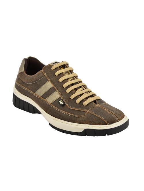 brown leather lace up shoes - 14489069 - Very Small Image - 1