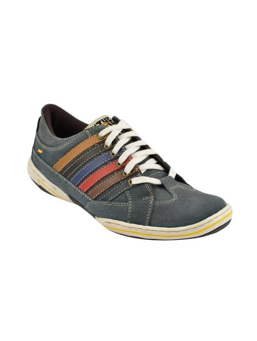 grey suede lace up shoes - 14489090 - Very Small Image - 1
