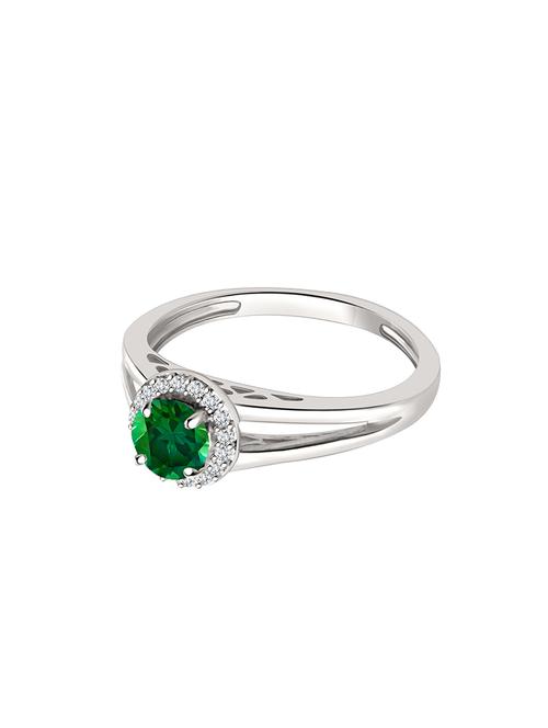 green silver plated ring - 14489623 - Very Small Image - 1