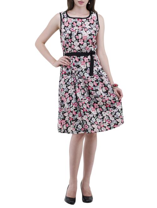 multi colored belted dress - 14489721 - Very Small Image - 1