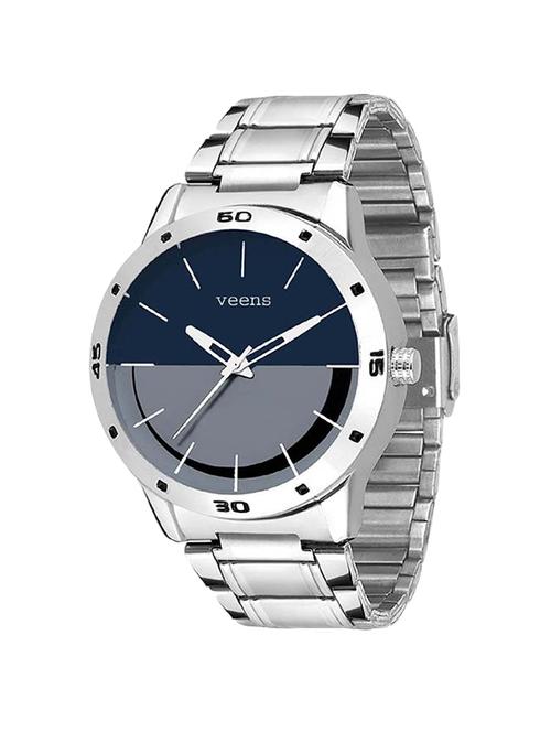veens silver Analogue Mens Watch - 14489776 - Very Small Image - 1