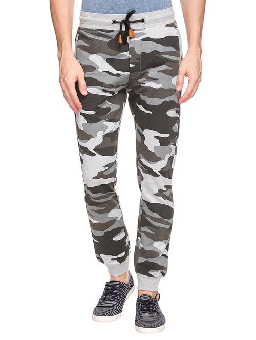 grey cotton blend joggers - 14490488 - Very Small Image - 1