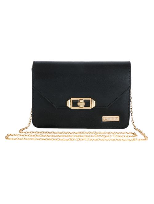 black leatherette regular sling bag - 14490690 - Very Small Image - 1