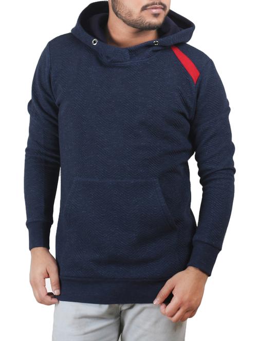 navy blue cotton sweatshirt - 14490847 - Very Small Image - 1