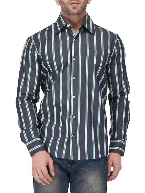 grey cotton casual shirt - 14490868 - Standard Image - 1
