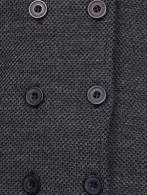 double breasted pocket detail overcoat - 14491322 - Standard Image - 4