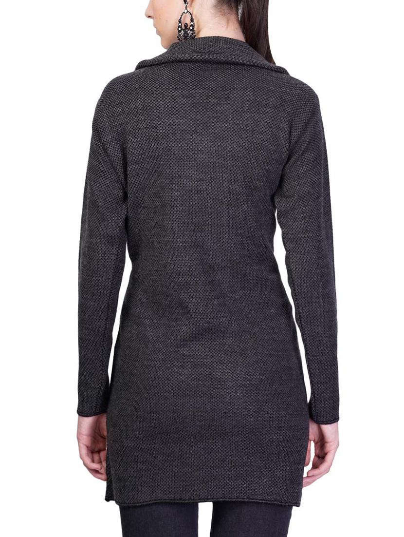 double breasted pocket detail overcoat - 14491322 - Zoom Image - 3