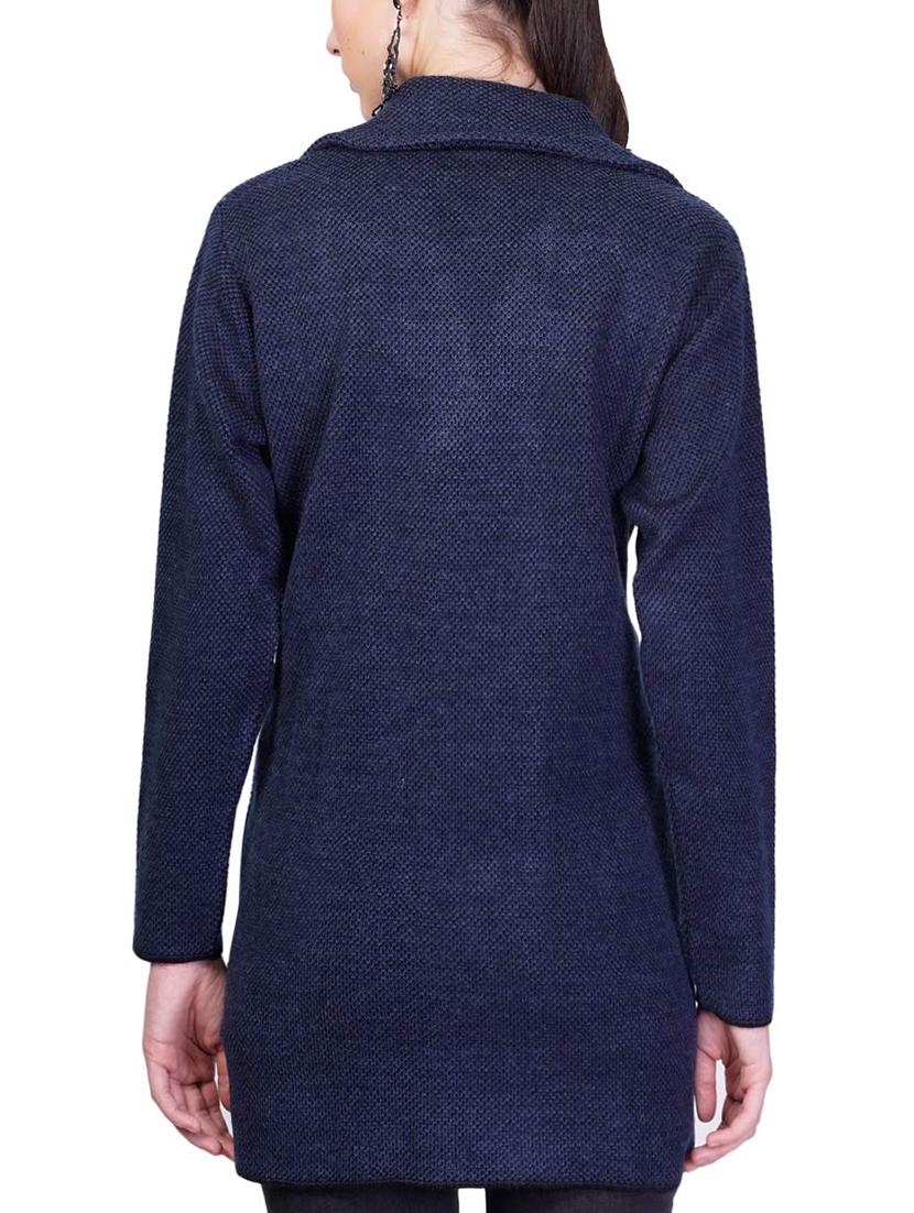 double breasted pocket detail overcoat - 14491326 - Zoom Image - 3