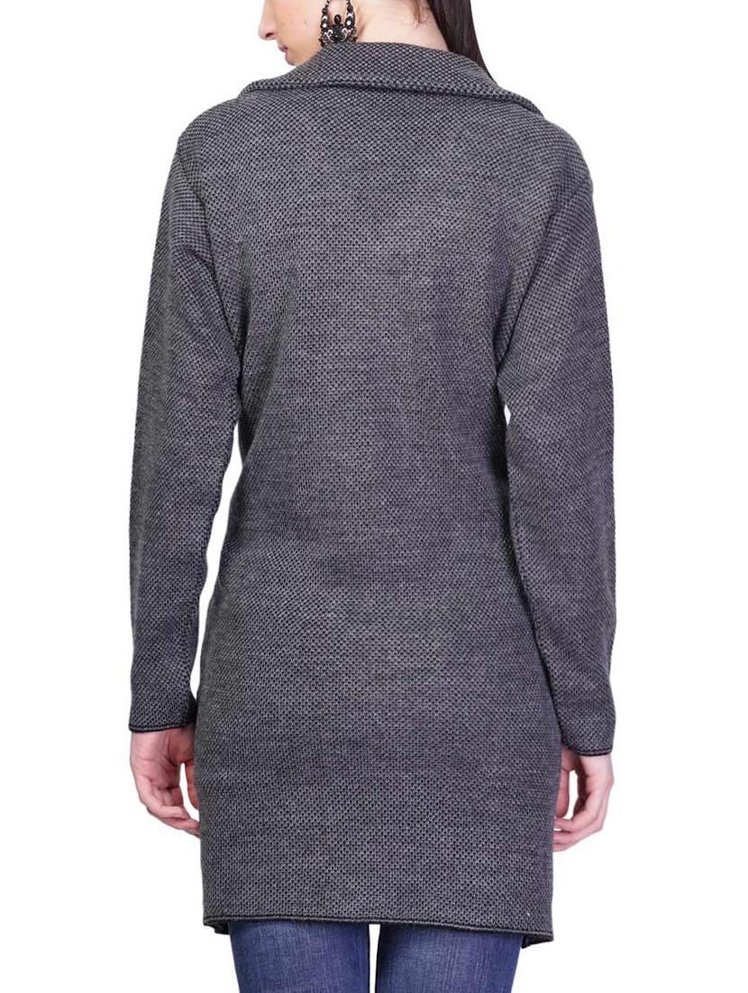 double breasted pocket detail overcoat - 14491330 - Zoom Image - 3