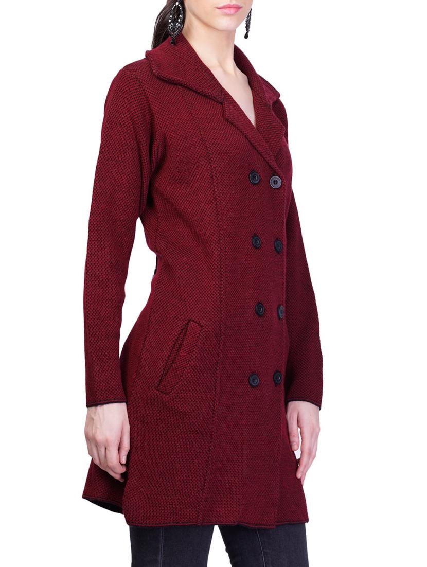 double breasted pocket detail overcoat - 14491334 - Zoom Image - 2