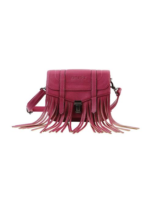 maroon leatherette regular sling bag - 14491650 - Very Small Image - 1