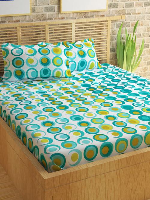 Double Bedsheet with Fleece Blanket - 14492125 - Very Small Image - 1