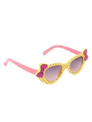 abner printed yellow polycarbonate sunglass - 14492259 - Standard Image - 2
