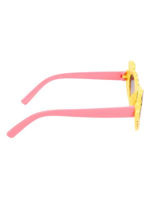 abner printed yellow polycarbonate sunglass - 14492259 - Standard Image - 3