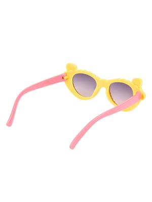 abner printed yellow polycarbonate sunglass - 14492259 - Standard Image - 4