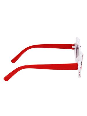 abner printed white polycarbonate sunglass - 14492261 - Standard Image - 3