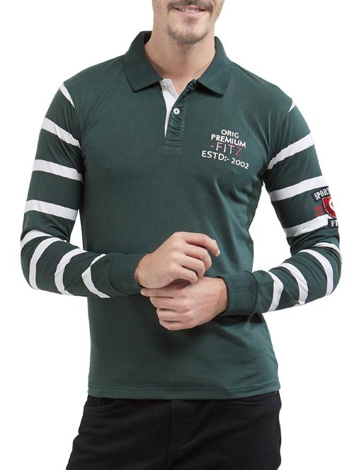 green polyester tshirt - 14492344 - Very Small Image - 1