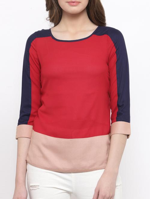 multi colored rayon top - 14492442 - Very Small Image - 1