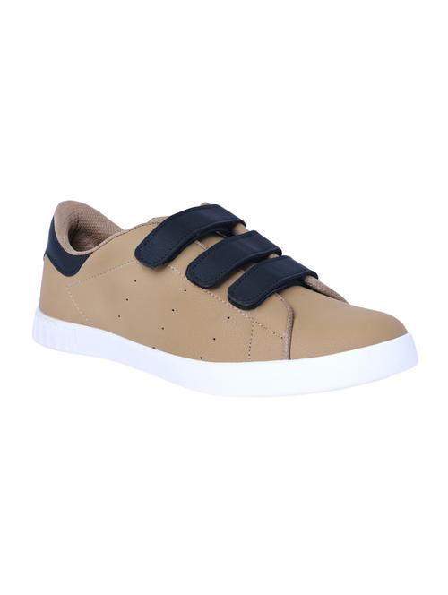beige leatherette slip on sneaker - 14492482 - Standard Image - 1