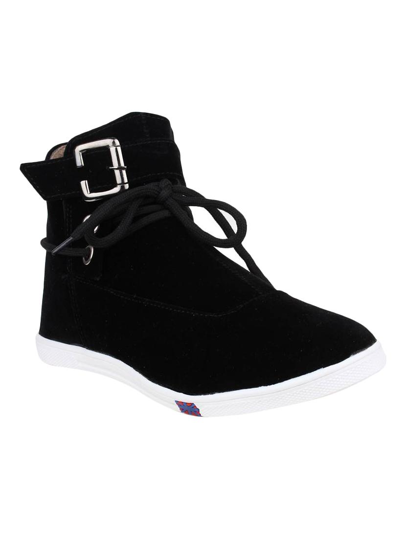 black suede ankle boot - 14492496 - Zoom Image - 1